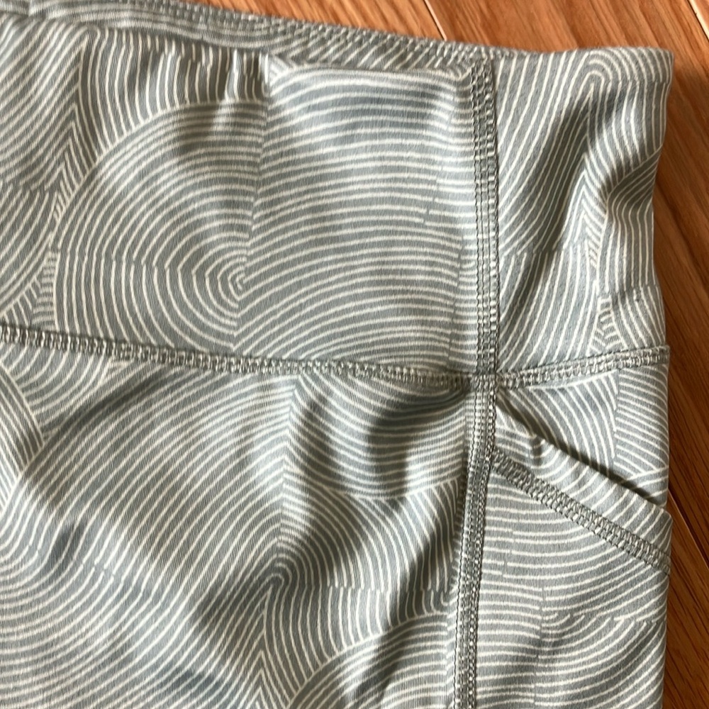 Avia Women's Patterned Bike Shorts - light green/cream, XXL - Picture 4 of 7